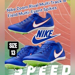 Nike Zoom Rival Multi Track & Field Multi-Event Spikes Men’s Size 13  DC8749-401